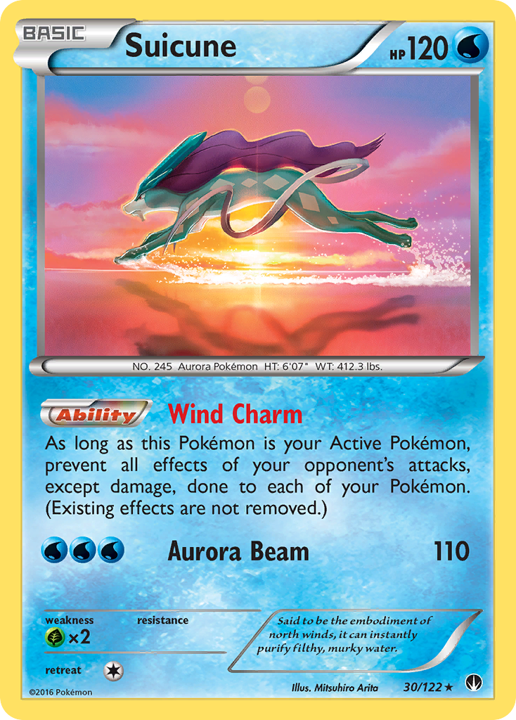 Suicune (30/122) [XY: BREAKpoint] | Exor Games New Glasgow