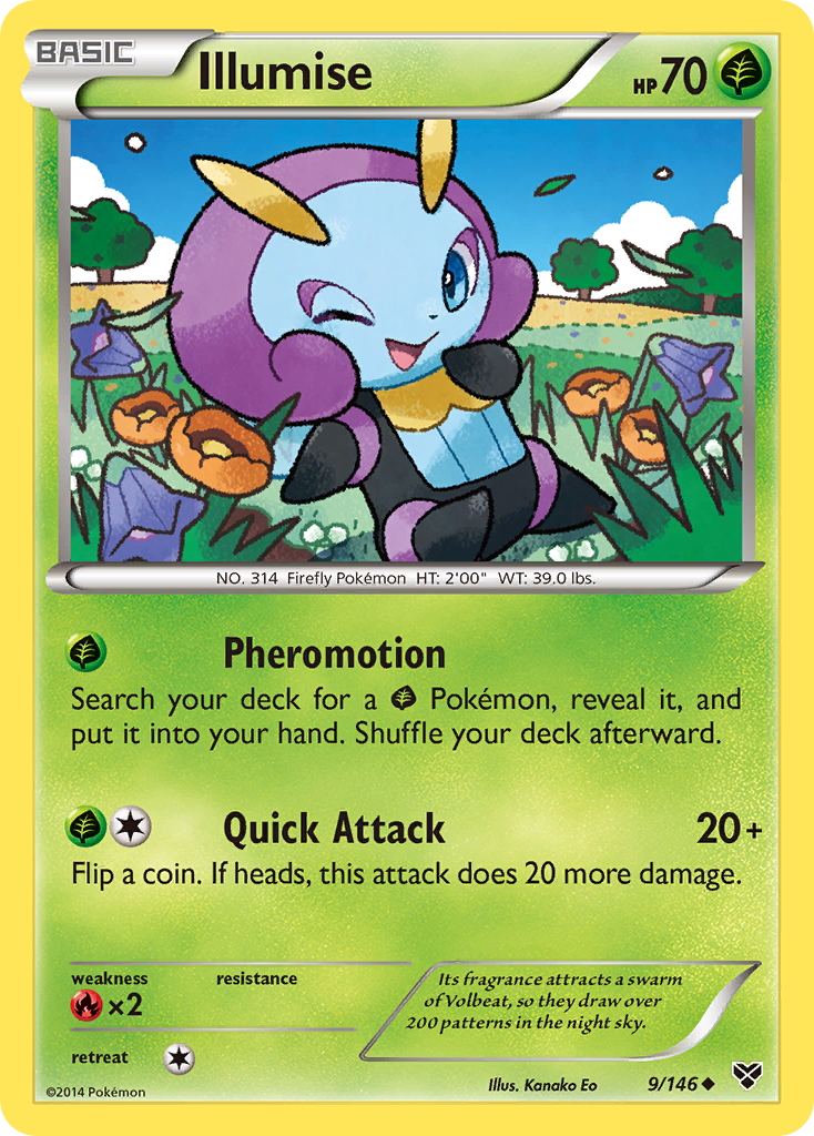 Illumise (9/146) [XY: Base Set] | Exor Games New Glasgow