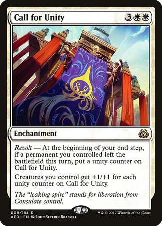 Call for Unity [Aether Revolt] | Exor Games New Glasgow