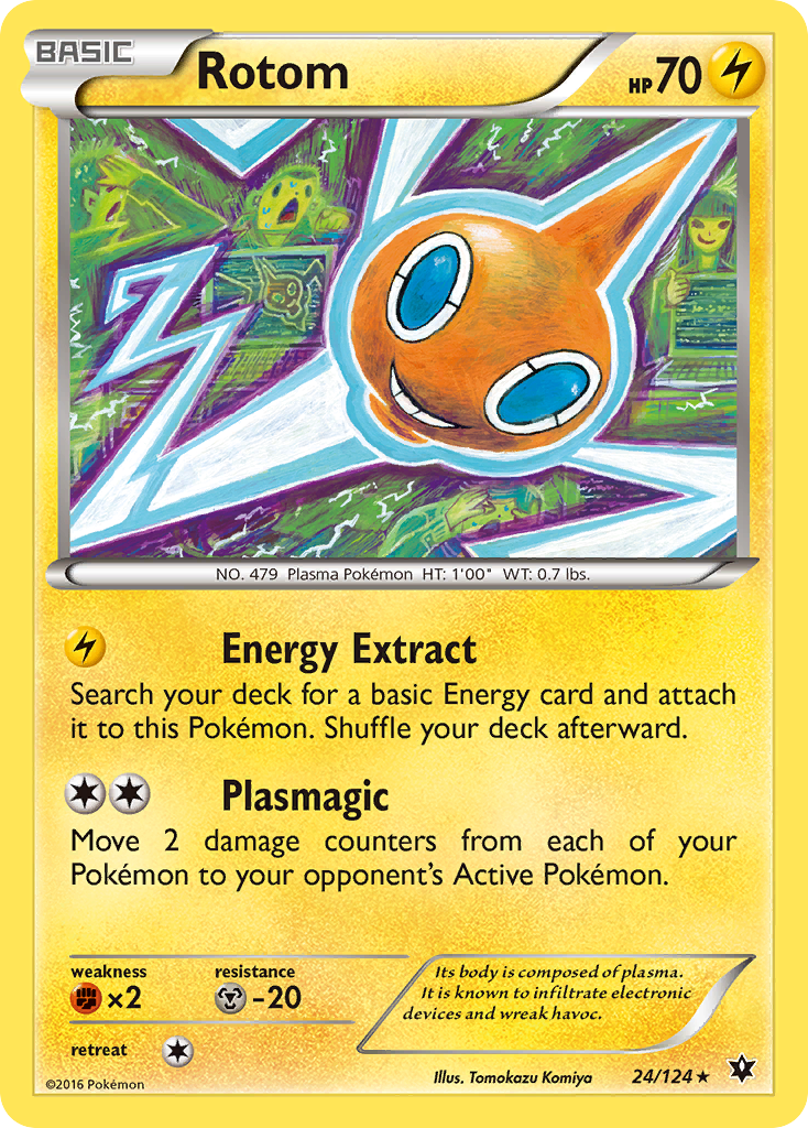 Rotom (24/124) [XY: Fates Collide] | Exor Games New Glasgow