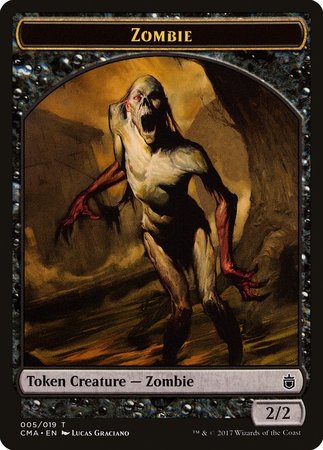 Zombie Token (005) [Commander Anthology Tokens] | Exor Games New Glasgow