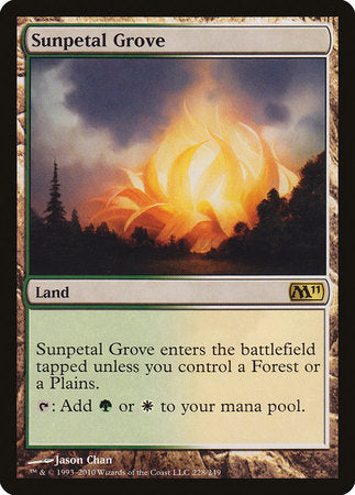 Sunpetal Grove [Magic 2011] | Exor Games New Glasgow