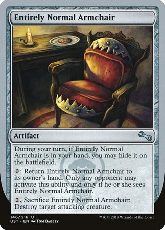 Entirely Normal Armchair [Unstable] | Exor Games New Glasgow