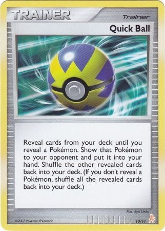 Quick Ball (10/11) [Diamond & Pearl: Trainer Kit - Lucario] | Exor Games New Glasgow