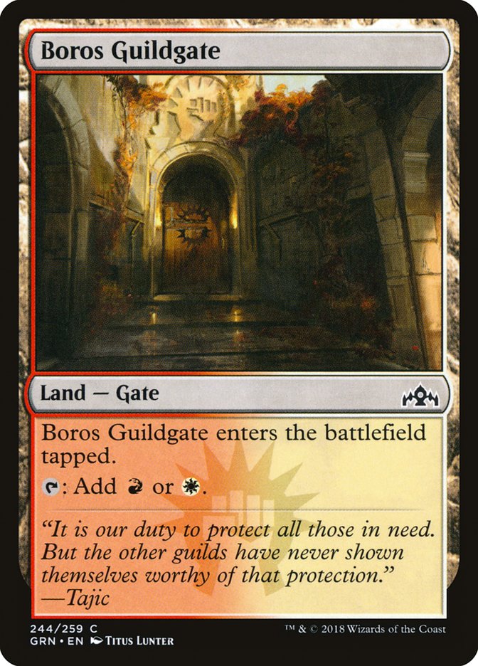 Boros Guildgate (244/259) [Guilds of Ravnica] | Exor Games New Glasgow