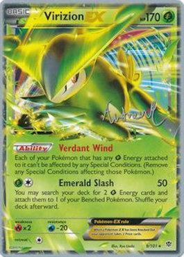 Virizion EX (9/101) (Emerald King - Andrew Estrada) [World Championships 2014] | Exor Games New Glasgow