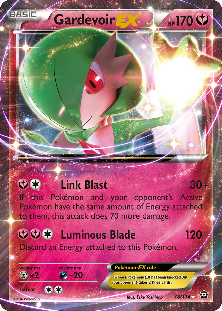 Gardevoir EX (78/114) [XY: Steam Siege] | Exor Games New Glasgow