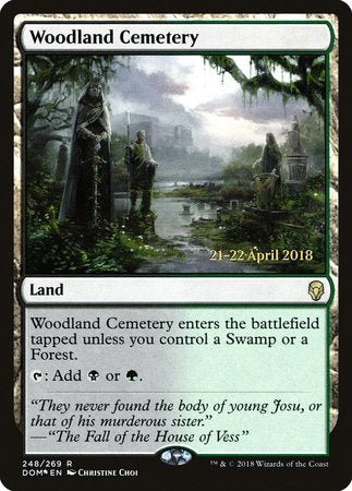 Woodland Cemetery [Dominaria Promos] | Exor Games New Glasgow