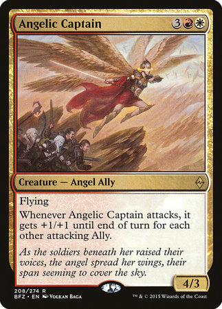 Angelic Captain [Battle for Zendikar] | Exor Games New Glasgow