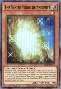 The White Stone of Ancients (Blue) [LDS2-EN013] Ultra Rare | Exor Games New Glasgow