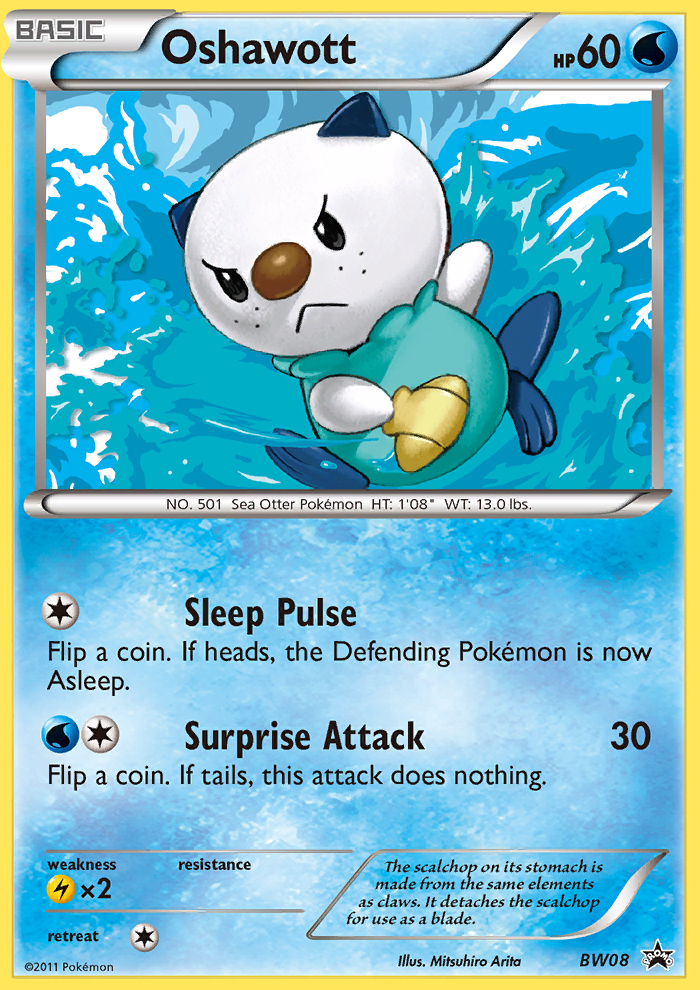 Oshawott (BW08) [Black & White: Black Star Promos] | Exor Games New Glasgow