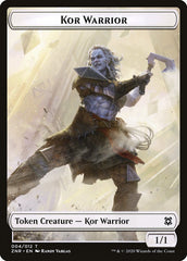 Kor Warrior Token [Zendikar Rising] | Exor Games New Glasgow