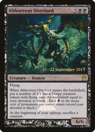 Abhorrent Overlord [Theros Promos] | Exor Games New Glasgow