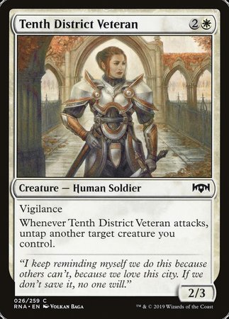 Tenth District Veteran [Ravnica Allegiance] | Exor Games New Glasgow