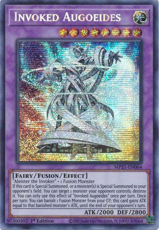 Invoked Augoeides [MP21-EN064] Prismatic Secret Rare | Exor Games New Glasgow