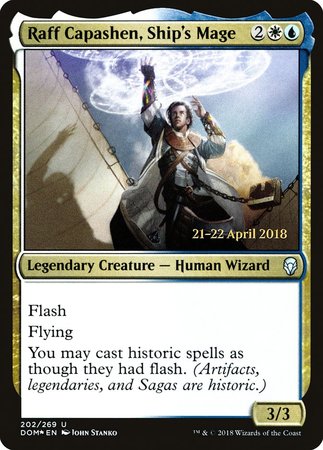 Raff Capashen, Ship's Mage [Dominaria Promos] | Exor Games New Glasgow