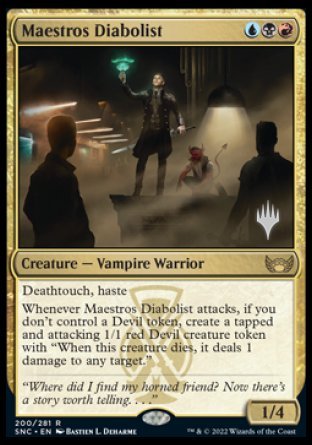 Maestros Diabolist (Promo Pack) [Streets of New Capenna Promos] | Exor Games New Glasgow