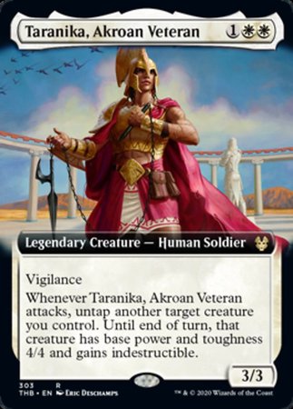 Taranika, Akroan Veteran (Extended Art) [Theros Beyond Death] | Exor Games New Glasgow