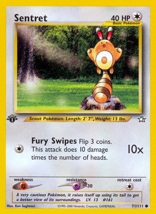 Sentret (71/111) [Neo Genesis 1st Edition] | Exor Games New Glasgow