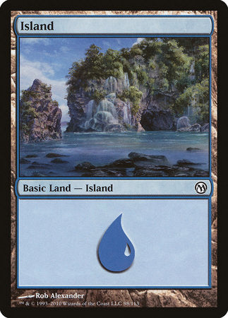 Island (98) [Duels of the Planeswalkers] | Exor Games New Glasgow