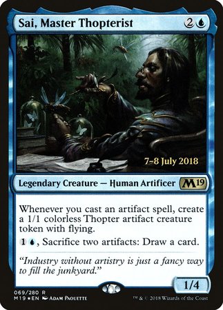 Sai, Master Thopterist [Core Set 2019 Promos] | Exor Games New Glasgow