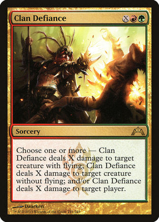 Clan Defiance [Gatecrash] | Exor Games New Glasgow