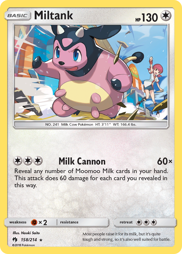 Miltank (158/214) [Sun & Moon: Lost Thunder] | Exor Games New Glasgow