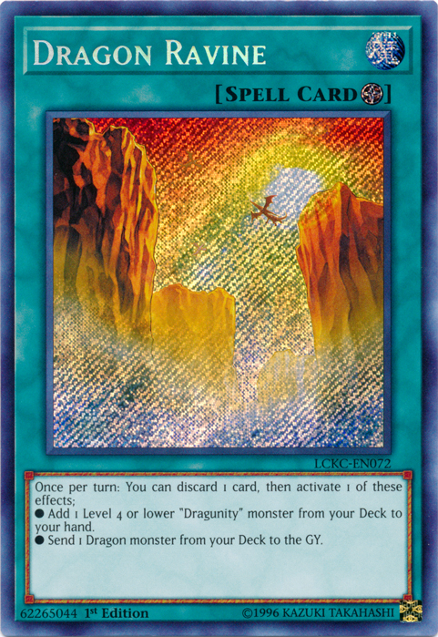 Dragon Ravine [LCKC-EN072] Secret Rare | Exor Games New Glasgow