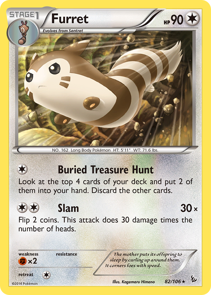 Furret (82/106) [XY: Flashfire] | Exor Games New Glasgow