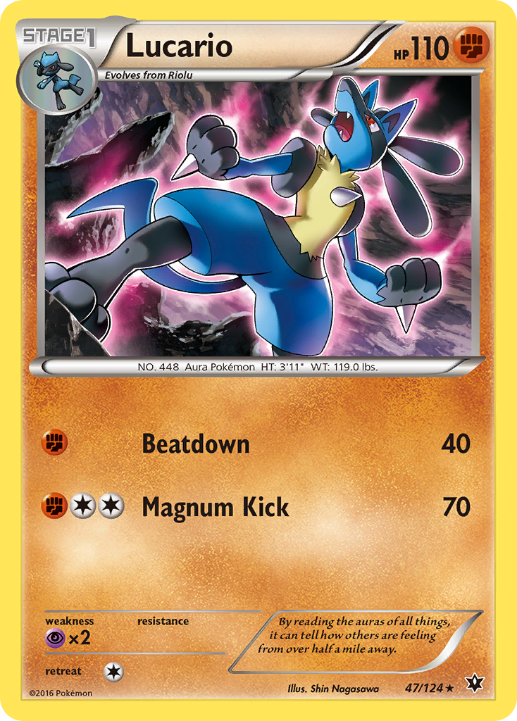 Lucario (47/124) [XY: Fates Collide] | Exor Games New Glasgow