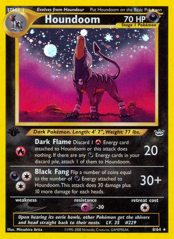 Houndoom (8/64) [Neo Revelation 1st Edition] | Exor Games New Glasgow