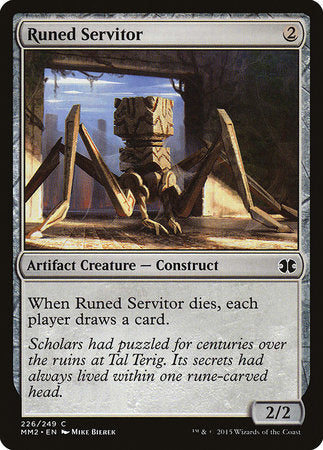 Runed Servitor [Modern Masters 2015] | Exor Games New Glasgow