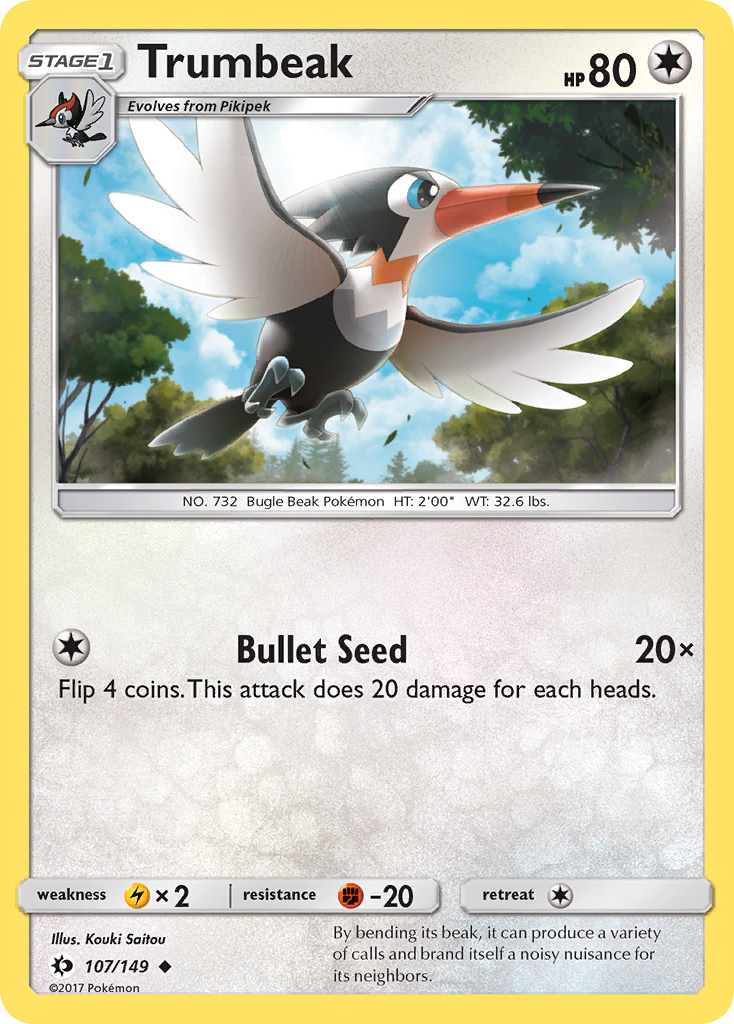 Trumbeak (107/149) [Sun & Moon: Base Set] | Exor Games New Glasgow