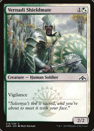 Vernadi Shieldmate [Guilds of Ravnica] | Exor Games New Glasgow