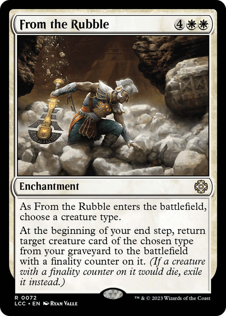 From the Rubble [The Lost Caverns of Ixalan Commander] | Exor Games New Glasgow