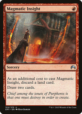 Magmatic Insight [Magic Origins] | Exor Games New Glasgow