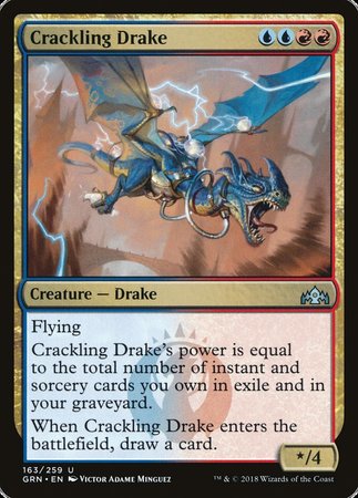 Crackling Drake [Guilds of Ravnica] | Exor Games New Glasgow