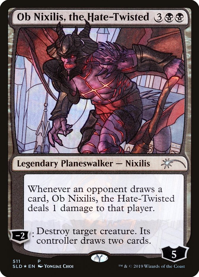 Ob Nixilis, the Hate-Twisted (Stained Glass) [Secret Lair Drop Promos] | Exor Games New Glasgow