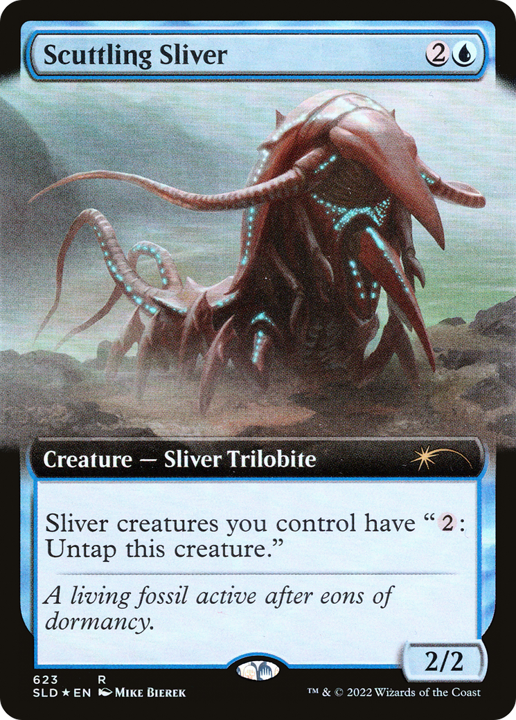 Scuttling Sliver (Extended Art) [Secret Lair Drop Promos] | Exor Games New Glasgow