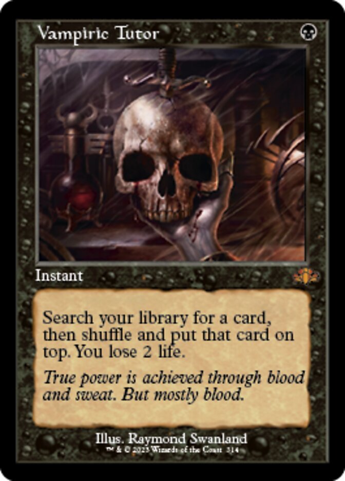 Vampiric Tutor (Retro) [Dominaria Remastered] | Exor Games New Glasgow