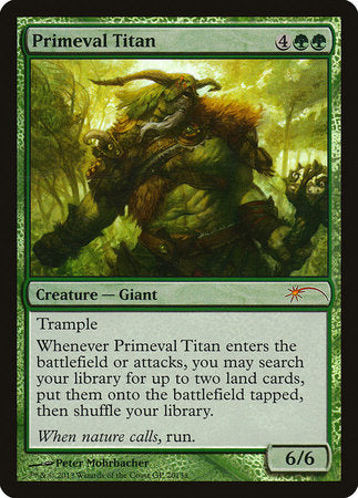 Primeval Titan [Grand Prix Promos] | Exor Games New Glasgow