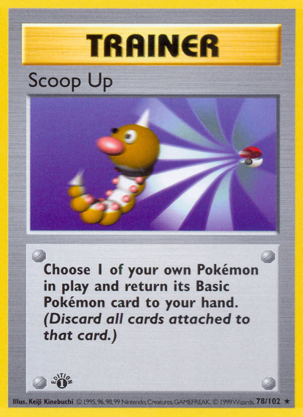 Scoop Up (78/102) (Shadowless) [Base Set 1st Edition] | Exor Games New Glasgow