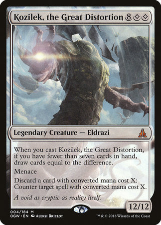 Kozilek, the Great Distortion [Oath of the Gatewatch] | Exor Games New Glasgow