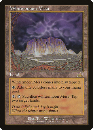 Wintermoon Mesa [Prophecy] | Exor Games New Glasgow