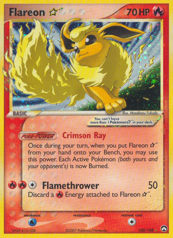 Flareon Star (100/108) [EX: Power Keepers] | Exor Games New Glasgow