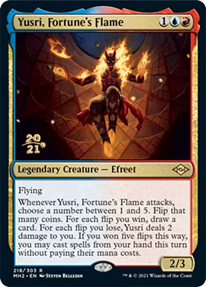 Yusri, Fortune's Flame [Modern Horizons 2 Prerelease Promos] | Exor Games New Glasgow