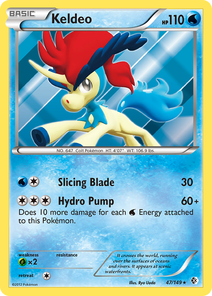 Keldeo (47/149) [Black & White: Boundaries Crossed] | Exor Games New Glasgow