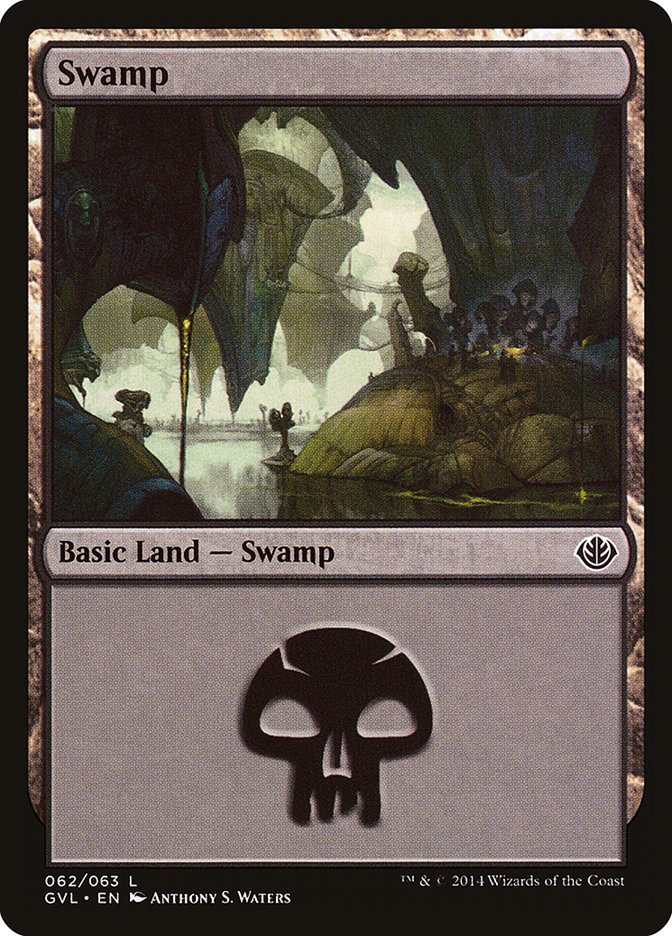 Swamp (62) (Garruk vs. Liliana) [Duel Decks Anthology] | Exor Games New Glasgow