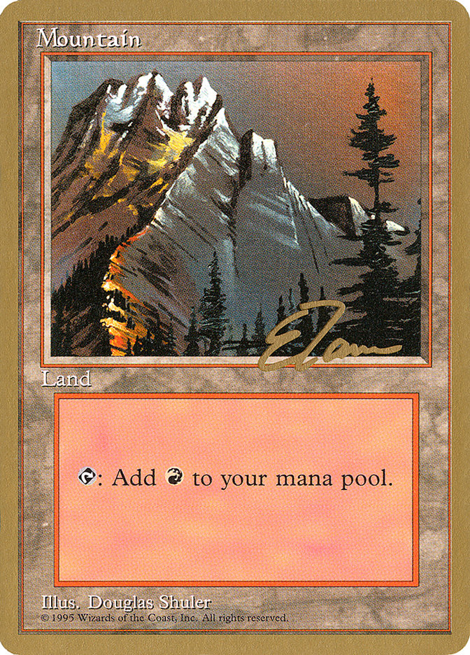 Mountain (et373) (Eric Tam) [Pro Tour Collector Set] | Exor Games New Glasgow