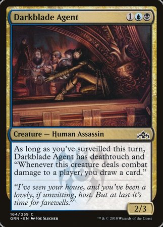 Darkblade Agent [Guilds of Ravnica] | Exor Games New Glasgow